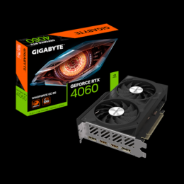 Gigabyte GeForce RTX 4060 WINDFORCE OC 8G Grafikkarte - 8GB GDDR6, 1x HDMI, 3x DP