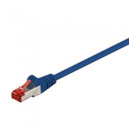 Goobay CAT 6 Patchkabel, S/FTP (PiMF), Blau 3m LSZH halogenfrei, Kupfer