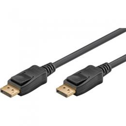 Goobay DisplayPort Verbindungskabel 2.0, schwarz, 1m