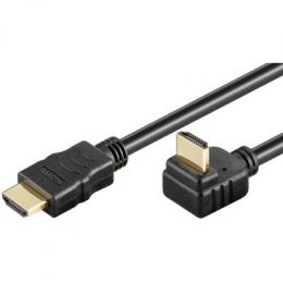 Goobay High Speed HDMI Kabel mit Ethernet, verg. 3m HDMI™-Stecker (Typ A) > HDMI™-Stecker (Typ A) 270°