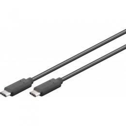 Goobay USB 3.1-Stecker (Typ C) > USB 3.1-Stecker (Typ C) [1,5m schwarz]