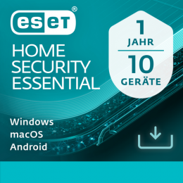 HOME Security Essential Vollversion Lizenz  10 Gerte 1 Jahr (Download)