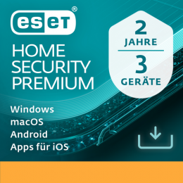 HOME Security Premium Vollversion Lizenz   3 Geräte 2 Jahre (Download)