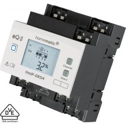 Homematic IP Smart Home Schaltaktor für Hutschienenmontage – 4-fach, HmIP-DRSI4