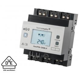 Homematic IP Wired Smart Home Jalousieaktor – 4-fach, HmIPW-DRBL4