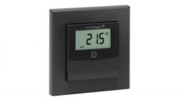 Homematic IP Wired Smart Home Temperatur- und Luftfeuchtigkeitssensor mit Display – innen, anthrazit, HmIPW-STHD-A