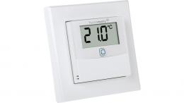 Homematic IP Wired Smart Home Temperatur- und Luftfeuchtigkeitssensor mit Display – innen, HmIPW-STHD