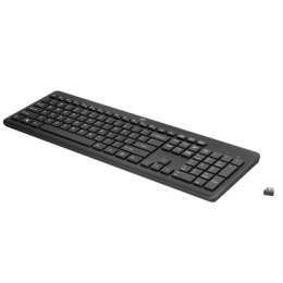 HP 230 Wireless Tastatur (Schwarz), DE B-Ware