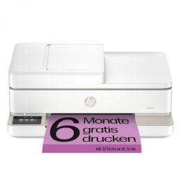 HP Envy 6520e All-in-One-Drucker Instant Ink, Drucken, Kopieren, Scannen, mobiler Faxversand