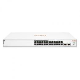 HPE Networking Instant On 1830 26-Port PoE+ Switch B-Ware [24x Gigabit-LAN, 2x SFP, PoE+ 195W]