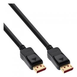 InLine® DisplayPort 1.4 Kabel, 8K4K, schwarz vergoldete Kontakte, 2m