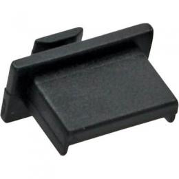 InLine Staubschutz, fr USB A Buchse, schwarz, 50er Pack