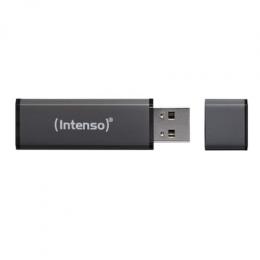 Intenso Alu Line Typ-A 32GB USB-Stick Anthrazit Mit Schutzkappe, bis zu 28 MB/s, USB 2.0