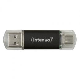 Intenso Twist Line Typ-A/Typ-C 128GB USB-Stick Mit Schutzkappe, bis zu 70 MB/s, USB 3.2 Gen 1x1 (5 Gbit/s)