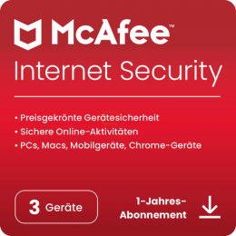 Internet Security  ESD   3 Gerte 1 Jahr ( Download )