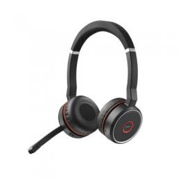 Jabra Evolve 75 SE Headset, Stereo, Kabellos, Bluetooth, ANC, inkl. Link 370 und Ladestation, Optimiert für Unified Communication