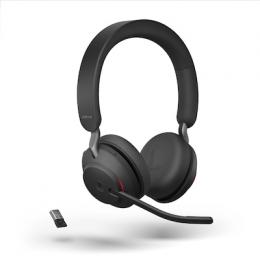 Jabra Evolve2 65 Headset, Stereo, kabellos, Bluetooth, s B-Ware ,inkl. Link 380 USB-A & Ladestation, Optimiert für Unified Communication