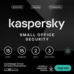 Kaspersky Small Office Security [15 Geräte - 3 Jahre] Renewal 15 Geräte + 15 Mobilgeräte + 2 Dateiserver - 3 Jahre