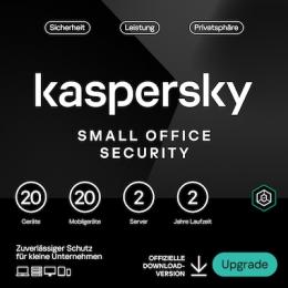 Kaspersky Small Office Security [20 Geräte - 2 Jahre] Renewal 20 Geräte + 20 Mobilgeräte + 2 Dateiserver - 2 Jahre