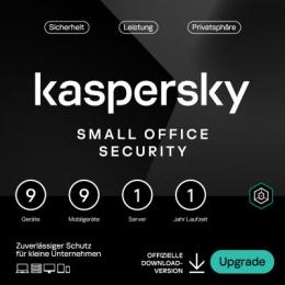 Kaspersky Small Office Security [9 Geräte - 1 Jahr] Renewal 9 Geräte + 9 Mobilgeräte + 1 Dateiserver - 1 Jahr