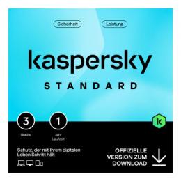 Kaspersky Standard Anti-Virus [3 Geräte - 1 Jahr]