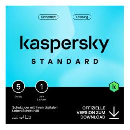 Kaspersky Standard Anti-Virus [5 Geräte - 1 Jahr]