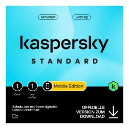 Kaspersky Standard - Mobile Edition [1 Gerät - 1 Jahr]