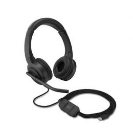 Kensington H1000 USB-C Headset B-Ware Plug & Play, USB-C-Anschluss, Mikrofon mit direktionaler Geräuschunterdrückung (DNC)