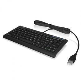 KeySonic ACK-3401U USB-Tastatur (DE) Kompaktes Design, SoftSkin Beschichtung, Unterstützt Windows & Mac