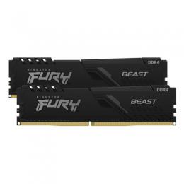 Kingston FURY Beast Schwarz 64GB Kit (2x32GB) DDR4-3200 CL16 UDIMM Gaming Arbeitsspeicher