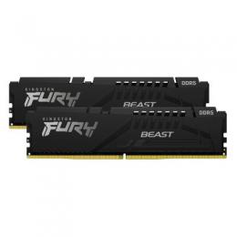 Kingston FURY Beast Schwarz 64GB Kit (2x32GB) DDR5-5600 EXPO CL36 DIMM Arbeitsspeicher