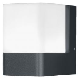 LEDVANCE SMART+ WiFi 10-W-LED-Wandleuchte CUBE WALL POST, Aluminium, 500 lm, warmweiß, RGB, IP44