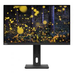 Lenovo ThinkVision E27q-20 Business Monitor - IPS-Panel, QHD Ergonomischer Standfuß, Lautsprecher, DisplayPort und HDMI