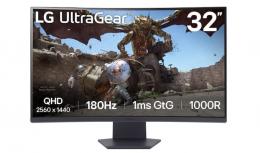 LG UltraGear 32GS60QX-B Gaming Monitor - QHD Display, 180Hz, 1ms