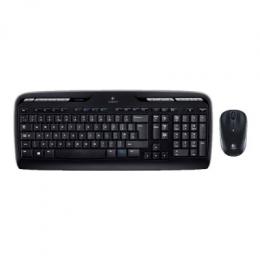 Logitech MK330 Desktopset, kabellos, US-Layout Tastatur und Maus