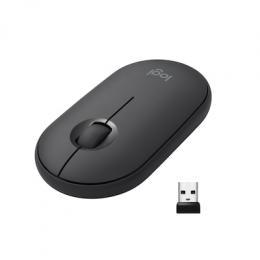 Logitech Pebble M350 kabellose silent Maus, Graphite B-Ware