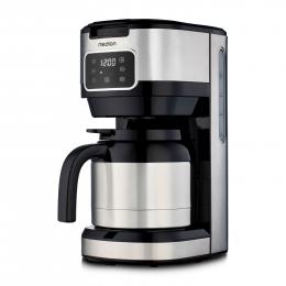 MEDION LIFE Kaffeemaschine mit Thermoskanne, 900 Watt Leistung, bis zu 10 Tassen, Timer-Funktion, Touch-Sensir-Bedienfeld