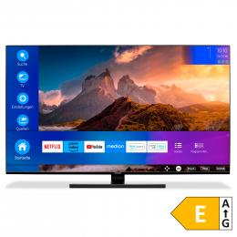 MEDION LIFE® X15574 (MD 30987) QLED Smart-TV, 138,8 cm (55'') Ultra HD Display, HDR, Dolby Vision®, Micro Dimming, MEMC, PVR ready, Netflix, Amazon Prime Video, Disney+, Bluetooth®, DTS Virtual X, DTS HD, Dolby Atmos®, HD Triple Tuner, CI+