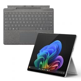 Microsoft Surface Pro 11 for Business Copilot+PC i5U 16GB 256GB inkl. Pro Keyboard mit Stiftaufbewahrung platin - 16GB - 256GB - i5U-2 - platin