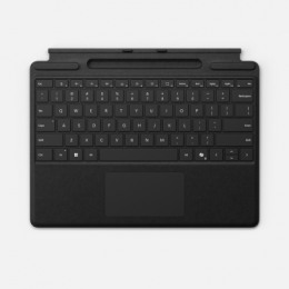 Microsoft Surface Pro Keyboard mit Stiftaufbewahrung - schwarz
