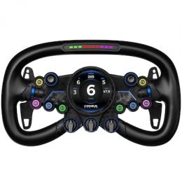 MOZA Vision GS Simracing Lenkrad Lenkrad für Racing-Simulatoren, Quad-Core-Prozessor, anpassbarer runder Touchscreen, aus Aluminium gefertigt