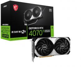 MSI GeForce RTX 4070 Ti Super 16G VENTUS 2X OC - 16GB GDDR6X, 1x HDMI, 3x DP