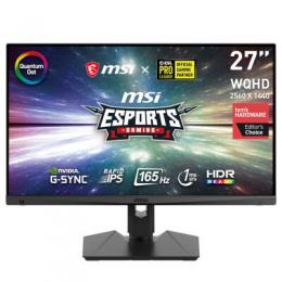 MSI Optix MAG274QRFDE-QD Gaming Monitor - QHD,165Hz, 1ms (GtG) MSI eSport Gaming Monitor, Quantum Dot, FreeSync Premium, 1440p