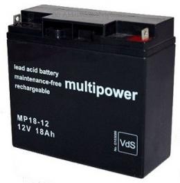 Multipower Bleigel-Akku für RBC7 USV MP18-12I MP18-12 PB RBC 7 Kompaktzentral...