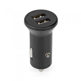 Nedis Auto-Ladegerät 24 W 2x 2.4 A - Anzahl der Ausgänge: 2, Port Type: 2x USB-A, Single Voltage Output