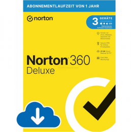 Norton 360 Deluxe  ESD   3 Geräte 1 Jahr (Download)