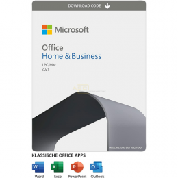 Office Home & Business 2021 Vollversion ESD   1 Benutzer |  1 PC/Mac  EuroZone