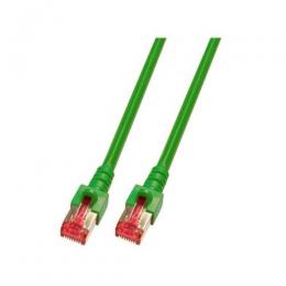 Patchkabel RJ45, S/FTP, Cat.6, LSZH, 0.25m, grn