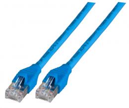 Patchkabel RJ45, S/FTP, Cat.6A, AMP EMT, UC900, 5m, blau