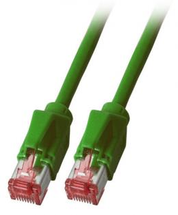 Patchkabel RJ45, S/FTP, Cat.6A, TM21, Dtwyler 7702, 3m, grn